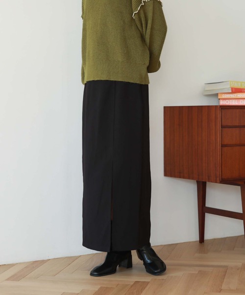 archives(アルシーヴ)の「ベルト付スリットタイトスカート(スカート・レディース・ブラック/ブルー/アイボリー/モカ・MEDIUM)」の17枚目の写真