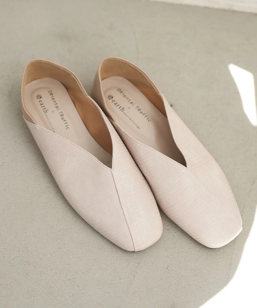 ブランド古着 フラットパンプス Earth Music Ecologyコラボ パンプス Oriental Traffic オリエンタルトラフィック のファッション通販 Zozoused