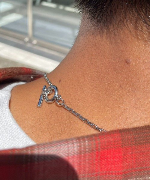 CIAOPANIC（チャオパニック）の「スクエアチェーンネックレス（ネックレス・メンズ・シルバー・FREE）」の3枚目の写真