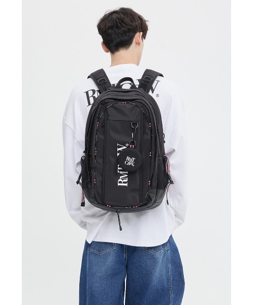 ROMANTIC CROWN（ロマンティッククラウン）の「A'GEM/9 × .kom『ROMANTIC CROWN/ロマンティッククラウン』RECENT LOGO BACKPACK/リセントロゴバックパック/リュック（バックパック/リュック・レディース・ブラック・FREE）」の3枚目の写真