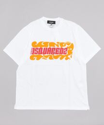T-SHIRT /WAVE LOGO SLOUCH TEE /SLOUCH FIT /WASH /0221