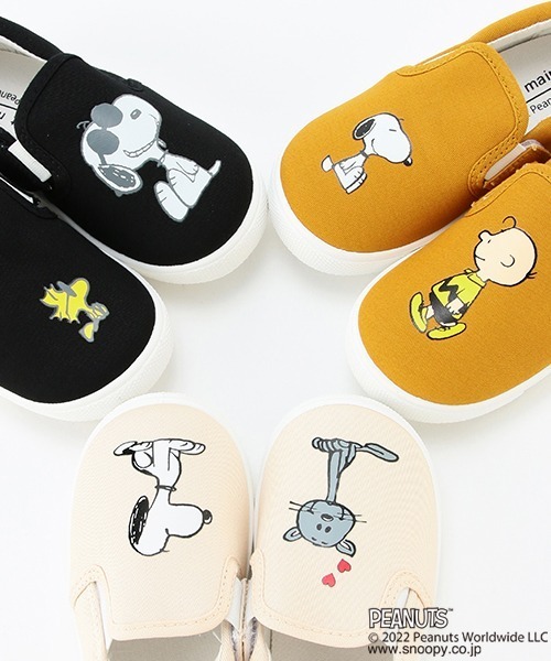 petit main(プティマイン)の「【PEANUTS】アソートスリッポン(スリッポン・キッズ・アイボリー/ブラック/マスタード・14cm/19cm/16cm/17cm/18cm/15cm)」の15枚目の写真