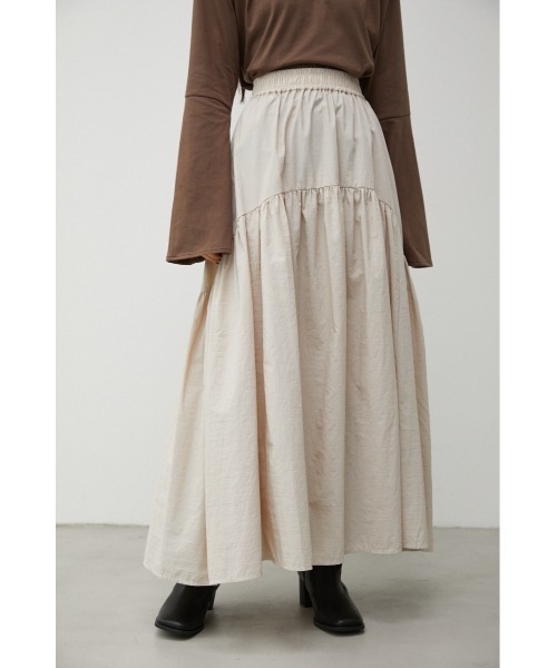 AZUL by moussy（アズールバイマウジー）の「HEM GATHER VOLUME SKIRT