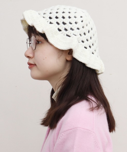 fig Ｌondon（フィグロンドン）の「sheep HT（ハット・レディース・ベージュ/キナリ/サックスブルー・FREE）」の8枚目の写真