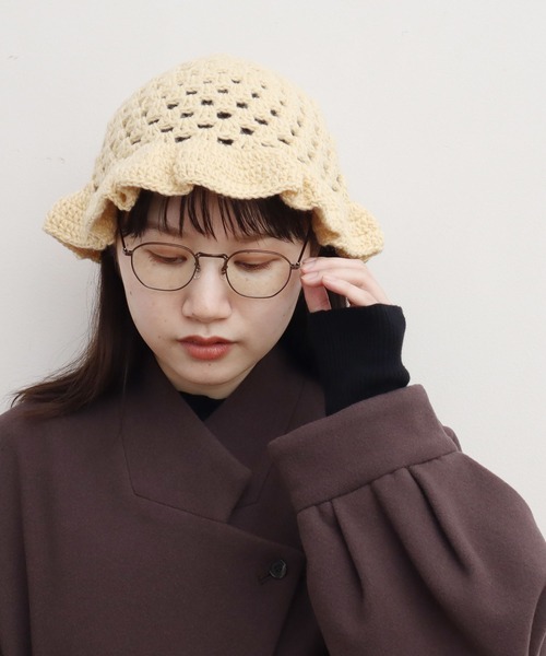 fig Ｌondon（フィグロンドン）の「sheep HT（ハット・レディース・ベージュ/キナリ/サックスブルー・FREE）」の20枚目の写真