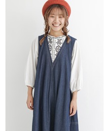 Samansa Mos2 | 幾何学柄刺繍ブラウス(シャツ/ブラウス)