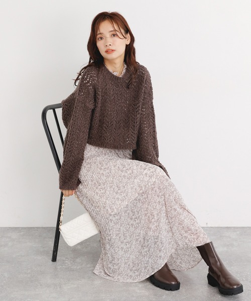 フローラルドッキング　mysty woman ミスティウーマン ワンピース 楽天市場】フローラルドッキングワンピース mysty woman