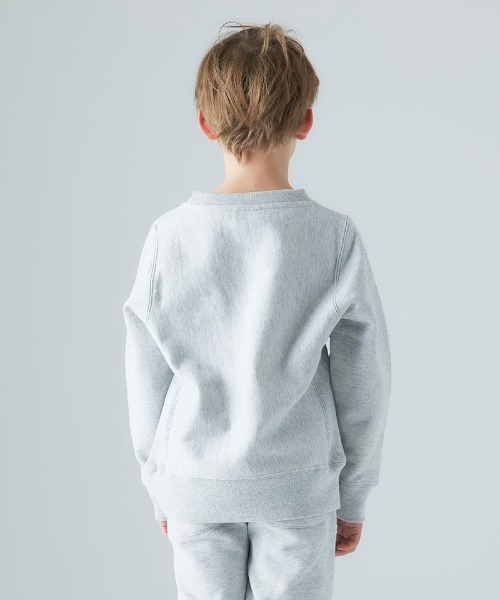 Smoothy(スムージー)の「SMOOTHY Logo Embroidery SW / スムージー ロゴ刺繍スウェット(スウェット・キッズ・ヘザーグレー/ブラック/ライトブラウン・120/110/130/140/150/160/100)」の5枚目の写真