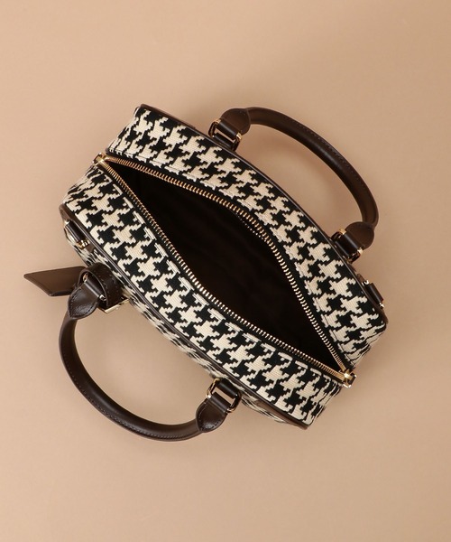 Samantha Thavasa（サマンサタバサ）の「サマンサ ピエドプル ボストンバッグ 大サイズ（ハンドバッグ・レディース・ダークブラウン/ワインレッド/プラム・FREE）」の10枚目の写真