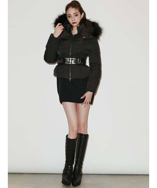 GYDA（ジェイダ）の「QUILTING ブーツ（ブーツ・レディース・ブラック/アイボリー・SMALL/MEDIUM/LARGE）」の11枚目の写真