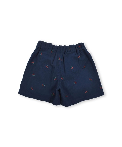 SLAP SLIP(スラップスリップ)の「SLAPSLIP/【お揃い】チェリープリントウエストボタンフリルコットンショートパンツ(90~130cm)(その他パンツ・キッズ・パープル/ネイビー・110/130/120/90/100)」の10枚目の写真