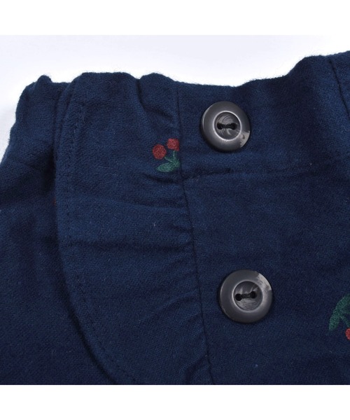 SLAP SLIP(スラップスリップ)の「SLAPSLIP/【お揃い】チェリープリントウエストボタンフリルコットンショートパンツ(90~130cm)(その他パンツ・キッズ・パープル/ネイビー・110/130/120/90/100)」の19枚目の写真