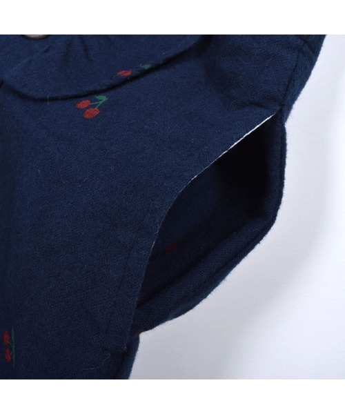 SLAP SLIP(スラップスリップ)の「SLAPSLIP/【お揃い】チェリープリントウエストボタンフリルコットンショートパンツ(90~130cm)(その他パンツ・キッズ・パープル/ネイビー・110/130/120/90/100)」の16枚目の写真