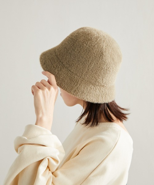 PAPILLONNER（パピヨネ）の「シャギークローシュハット/PAPILLONNER/パピヨネ（ハット・レディース・ブラック/モカ・FREE）」の12枚目の写真