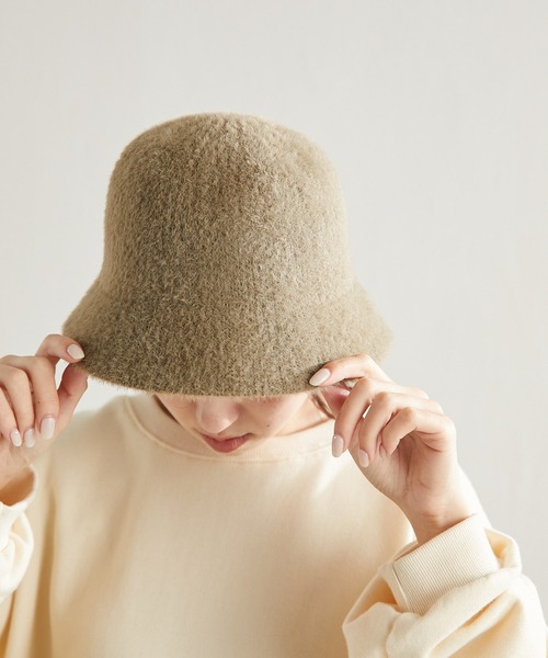PAPILLONNER（パピヨネ）の「シャギークローシュハット/PAPILLONNER/パピヨネ（ハット・レディース・ブラック/モカ・FREE）」の3枚目の写真