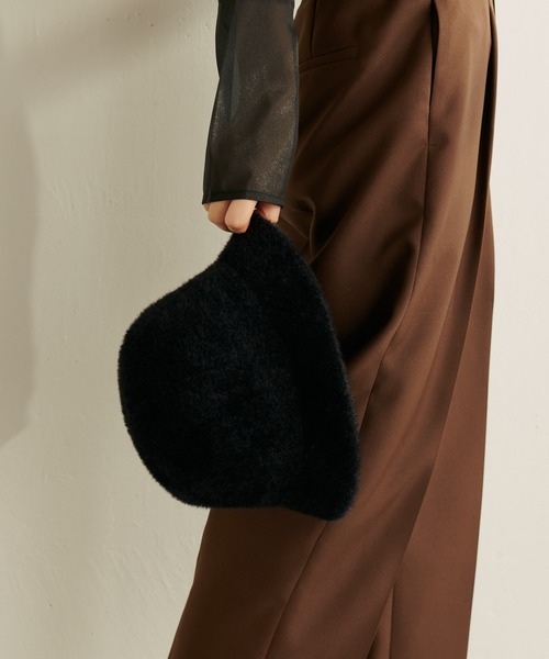 PAPILLONNER（パピヨネ）の「シャギークローシュハット/PAPILLONNER/パピヨネ（ハット・レディース・ブラック/モカ・FREE）」の20枚目の写真