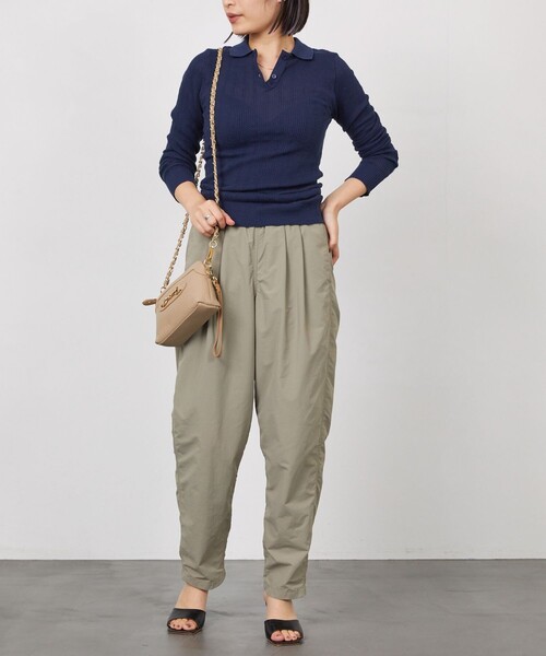 Aresense（アーセンス）の「Adriana Kay/アドリアナケイ ポロニットソー（ニット/セーター・レディース・ナチュラル/ブルー/ネイビー/パープル・ﾌﾘ-）」の17枚目の写真