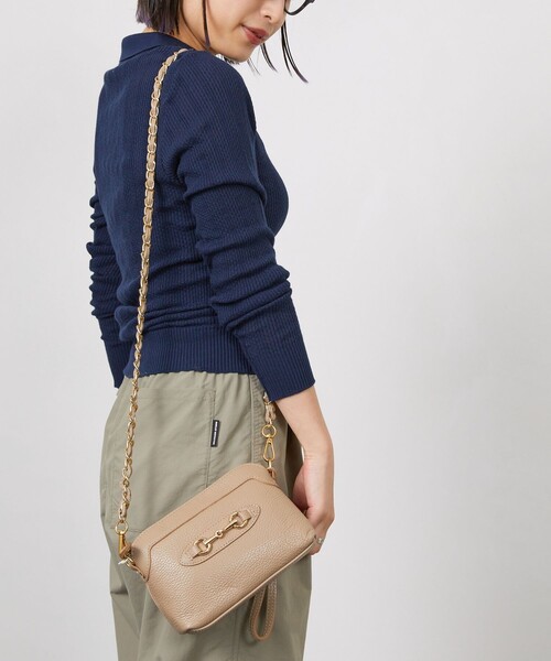 Aresense（アーセンス）の「Adriana Kay/アドリアナケイ ポロニットソー（ニット/セーター・レディース・ナチュラル/ブルー/ネイビー/パープル・ﾌﾘ-）」の6枚目の写真