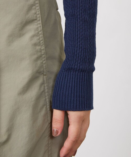 Aresense（アーセンス）の「Adriana Kay/アドリアナケイ ポロニットソー（ニット/セーター・レディース・ナチュラル/ブルー/ネイビー/パープル・ﾌﾘ-）」の19枚目の写真