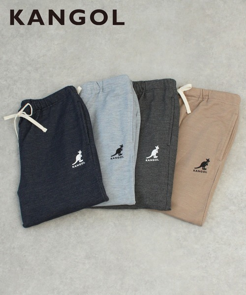 KANGOL(カンゴール)の「【KANGOL】ワンポイント刺繍裏毛スウェットセットアップ(ルームウェア/パジャマ・メンズ・ブラック/ネイビー/ベージュ/グレー・M/LL/L)」の11枚目の写真