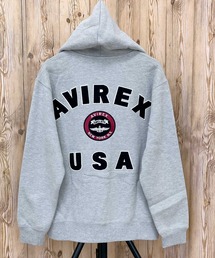 バーシティ ロゴ スウェットZIPパーカー