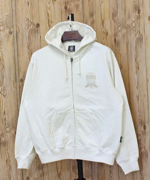 AVIREX(アヴィレックス)の「2026リニューアル SIGNATURE VARSITY LOGO ZIP UP PARKA(パーカー・メンズ・カーキ/ライトグレー/ブラック/オリーブ・XXL/XL/L/M)」の19枚目の写真