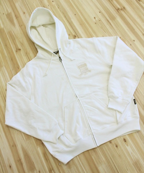 AVIREX(アヴィレックス)の「2026リニューアル SIGNATURE VARSITY LOGO ZIP UP PARKA(パーカー・メンズ・カーキ/ライトグレー/ブラック/オリーブ・XXL/XL/L/M)」の21枚目の写真