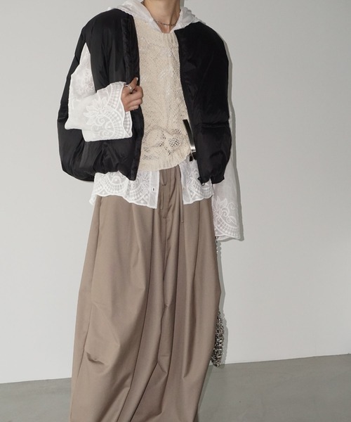 セール】ラウンドボリューム ダウンベスト chw22a115（ダウンベスト