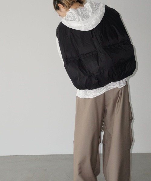 ラウンドボリューム ダウンベスト chw22a115（ダウンベスト