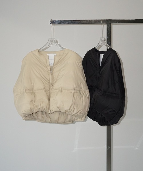 ラウンドボリューム ダウンベスト chw22a115-ファッション通販サイト