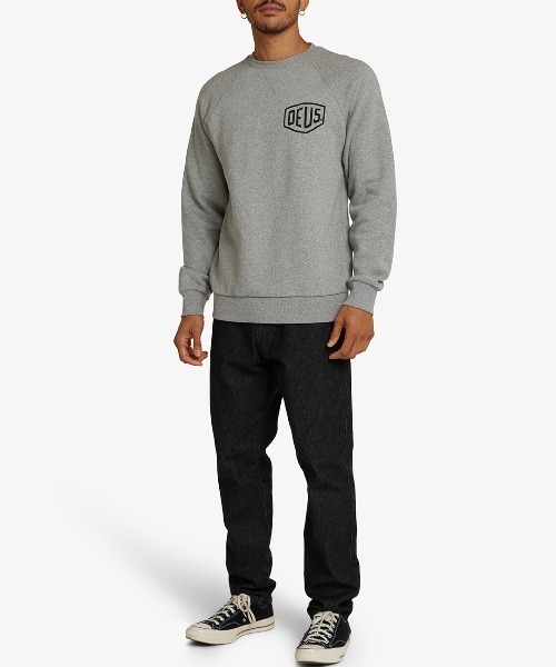 DEUS EX MACHINA(デウスエクスマキナ)の「VENICE ADDRESS CREW(スウェット・メンズ・ネイビー/グレー/ブラック・M/L/XL/S/XS)」の8枚目の写真