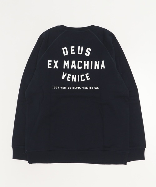 DEUS EX MACHINA(デウスエクスマキナ)の「VENICE ADDRESS CREW(スウェット・メンズ・ネイビー/グレー/ブラック・M/L/XL/S/XS)」の9枚目の写真