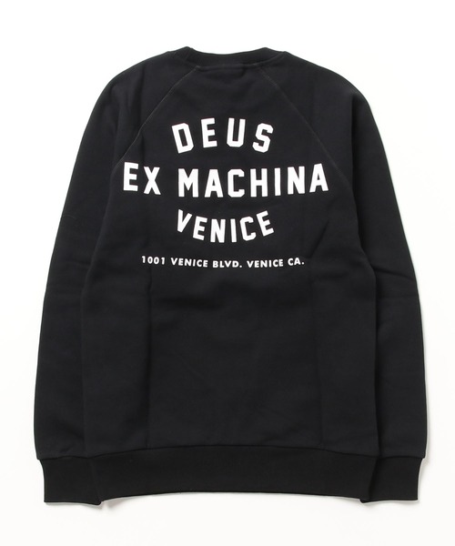 DEUS EX MACHINA(デウスエクスマキナ)の「VENICE ADDRESS CREW(スウェット・メンズ・ネイビー/グレー/ブラック・M/L/XL/S/XS)」の6枚目の写真