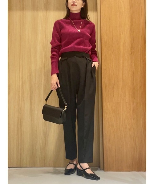 ミラオーウェン　スリーブデザインハイネックニットプルオーバー Mila Owen（ミラオーウェン）の「スリーブデザインハイネックニット