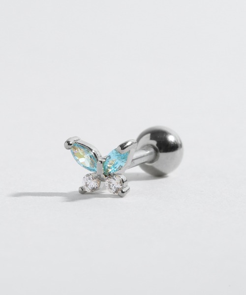 Peony(ピオニー)の「【Peony】/キュービックジルコニア バタフライ ミニスタッドピアス(ピアス(片耳用)・レディース・シルバー系その他3/ゴールド系その他6/シルバー系その他/ゴールド系その他/シルバー系その他2/シルバー系その他4/ゴールド系その他5/ゴールド系その他7/ゴールド系その他2/ゴールド系その他3/ゴールド系その他4/ゴールド系・FREE)」の5枚目の写真