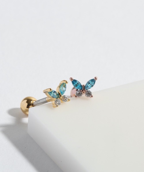 Peony(ピオニー)の「【Peony】/キュービックジルコニア バタフライ ミニスタッドピアス(ピアス(片耳用)・レディース・シルバー系その他3/ゴールド系その他6/シルバー系その他/ゴールド系その他/シルバー系その他2/シルバー系その他4/ゴールド系その他5/ゴールド系その他7/ゴールド系その他2/ゴールド系その他3/ゴールド系その他4/ゴールド系・FREE)」の14枚目の写真