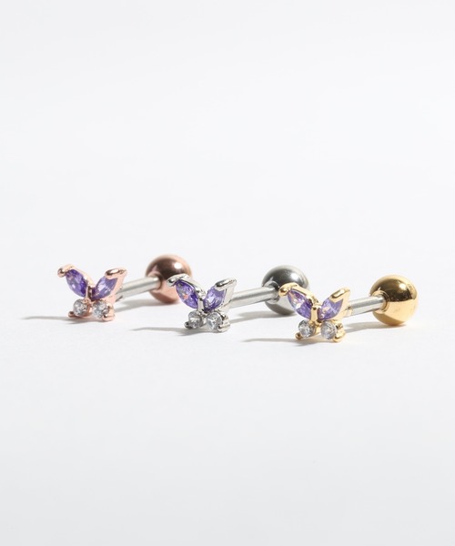 Peony(ピオニー)の「【Peony】/キュービックジルコニア バタフライ ミニスタッドピアス(ピアス(片耳用)・レディース・シルバー系その他3/ゴールド系その他6/シルバー系その他/ゴールド系その他/シルバー系その他2/シルバー系その他4/ゴールド系その他5/ゴールド系その他7/ゴールド系その他2/ゴールド系その他3/ゴールド系その他4/ゴールド系・FREE)」の15枚目の写真