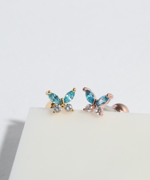 Peony(ピオニー)の「【Peony】/キュービックジルコニア バタフライ ミニスタッドピアス(ピアス(片耳用)・レディース・シルバー系その他3/ゴールド系その他6/シルバー系その他/ゴールド系その他/シルバー系その他2/シルバー系その他4/ゴールド系その他5/ゴールド系その他7/ゴールド系その他2/ゴールド系その他3/ゴールド系その他4/ゴールド系・FREE)」の16枚目の写真