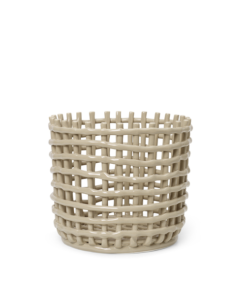 セール】【ferm LIVING/ファームリビング】CERAMIC BASKET L
