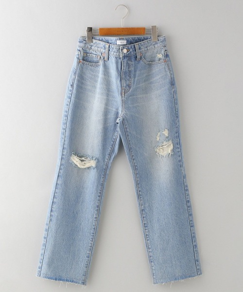 A part by（アパートバイ）の「ストレートデニムパンツ（デニムパンツ・レディース・ライトブルー/ブルー系その他3・MEDIUM/LARGE）」の2枚目の写真