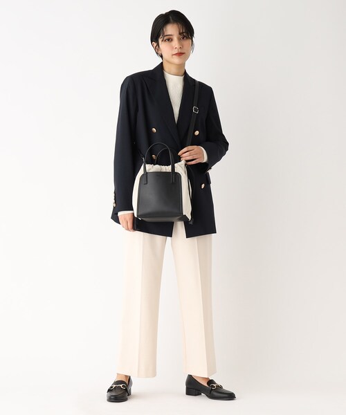 OPAQUE.CLIP（オペークドットクリップ）の「◆コンビ巾着ミドルトートバッグ【2WAY】（トートバッグ・レディース・ベージュ系1/ブラック系1/ブラック系・00）」の18枚目の写真