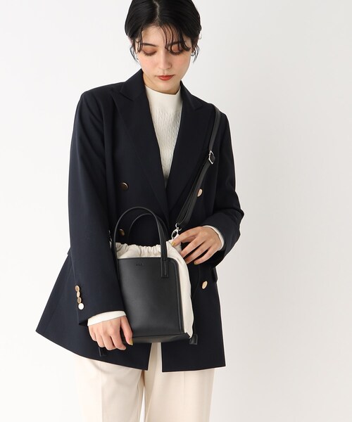 OPAQUE.CLIP（オペークドットクリップ）の「◆コンビ巾着ミドルトートバッグ【2WAY】（トートバッグ・レディース・ベージュ系1/ブラック系1/ブラック系・00）」の20枚目の写真