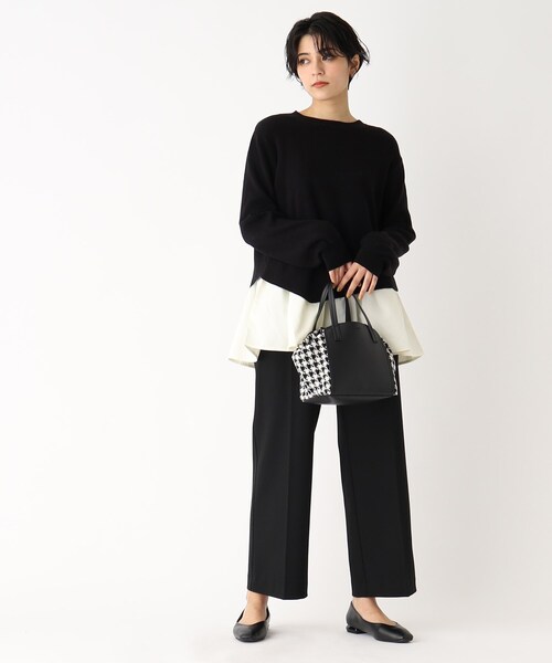 OPAQUE.CLIP（オペークドットクリップ）の「◆コンビ巾着ミドルトートバッグ【2WAY】（トートバッグ・レディース・ベージュ系1/ブラック系1/ブラック系・00）」の21枚目の写真