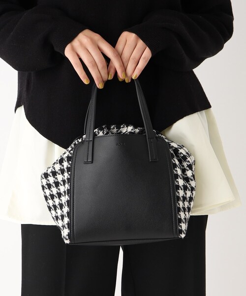 OPAQUE.CLIP（オペークドットクリップ）の「◆コンビ巾着ミドルトートバッグ【2WAY】（トートバッグ・レディース・ベージュ系1/ブラック系1/ブラック系・00）」の22枚目の写真