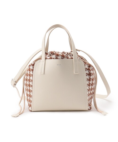 OPAQUE.CLIP（オペークドットクリップ）の「◆コンビ巾着ミドルトートバッグ【2WAY】（トートバッグ・レディース・ベージュ系1/ブラック系1/ブラック系・00）」の7枚目の写真