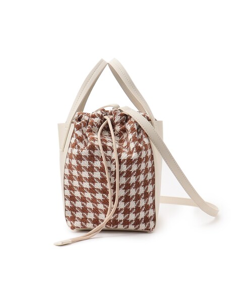 OPAQUE.CLIP（オペークドットクリップ）の「◆コンビ巾着ミドルトートバッグ【2WAY】（トートバッグ・レディース・ベージュ系1/ブラック系1/ブラック系・00）」の8枚目の写真