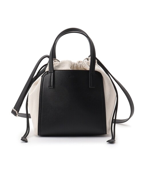 OPAQUE.CLIP（オペークドットクリップ）の「◆コンビ巾着ミドルトートバッグ【2WAY】（トートバッグ・レディース・ベージュ系1/ブラック系1/ブラック系・00）」の16枚目の写真