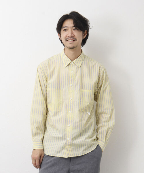 NOLLEY'S goodman（ノーリーズグッドマン）の「WORK SHIRT ワークシャツ レギュラーシャツ（シャツ/ブラウス・メンズ・ネイビー/ピンク/イエロー/ブルー・S/M/L）」の13枚目の写真