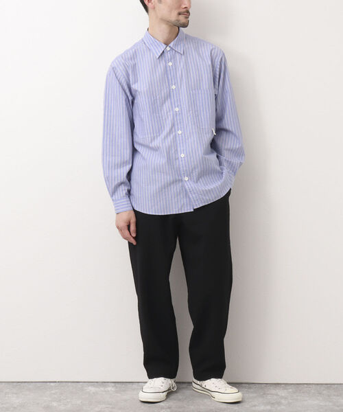 NOLLEY'S goodman（ノーリーズグッドマン）の「WORK SHIRT ワークシャツ レギュラーシャツ（シャツ/ブラウス・メンズ・ネイビー/ピンク/イエロー/ブルー・S/M/L）」の10枚目の写真