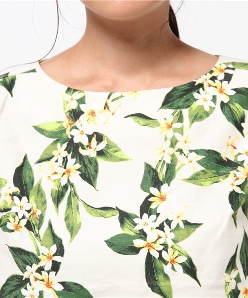 B:MING by BEAMS(ビーミングバイビームス)の「<InRed 6月号掲載>ビーミング by ビームス / ボタニカルプリント ブラウス(シャツ/ブラウス・レディース・オフホワイト/ネイビー・MEDIUM/SMALL)」の14枚目の写真